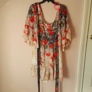 Floral vintage Betsey Johnson dress size 12